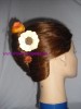 Banane-Steckfrisur-frisur-orange-creme-Herbst Accessoire Banane-Steckfrisur-frisur-orange-creme-Herbst Accessoire